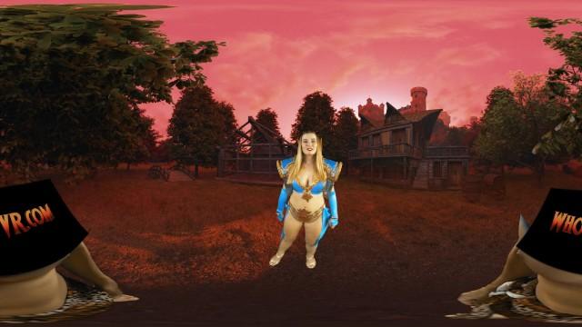 Whorcraft Priest Dakota Rain wants to Slay your Dragon in 360 VR - 1