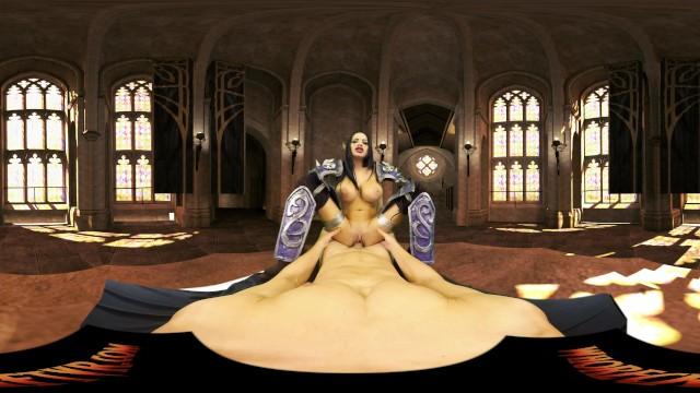 Victoria June Gets Fucked as Lady Slyvanus in Whorecraft 360 VR Cosplay - 1