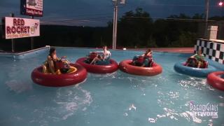 Spy Camera Topless Bumper Boats at Texas Amusement Park...