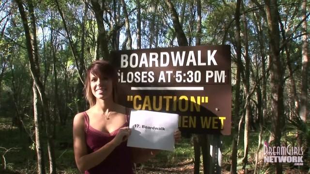 Smalltits Naked Scavenger Hunt Stop #17 Public Park Boardwalk Muscular