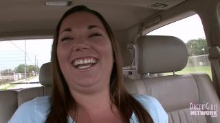 Lesbian Sex Driving through Tampa Traffic with a Naked Chick in my back Seat Perfect Body Porn