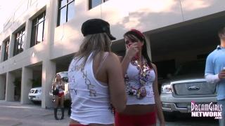 White Chick Crazy Coeds Invade Tampa for Gasparilla Flash Fest Two