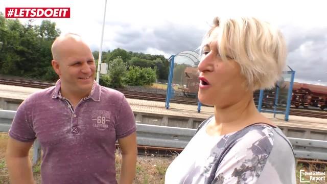 LETSDOEIT - German Amateur MILF Picked up from Train Station - 1