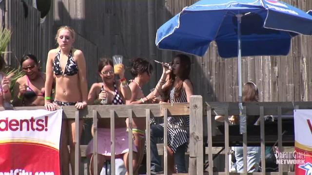 Wild Daytime Party in South Padre Island Texas - 1