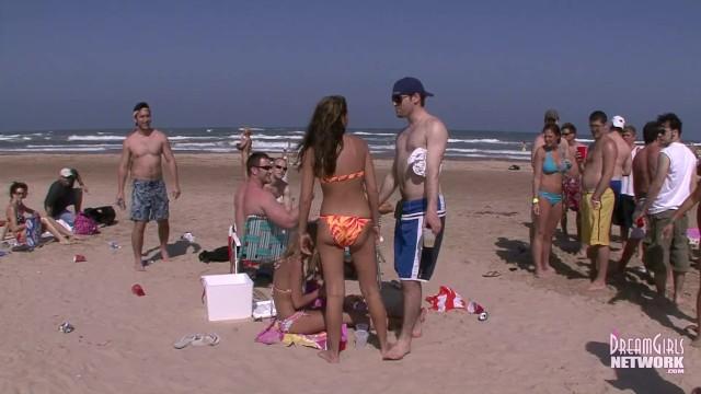HotShame Bikini Clad Coeds Flash and Party in South Padre Island Cumshots