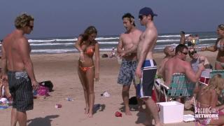Justice Young Bikini Clad Coeds Flash and Party in South Padre Island Nut