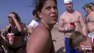 Monique Alexander Bikini Clad Coeds Flash and Party in South Padre Island Face Sitting