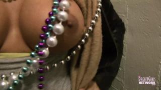 Big Dildo Big Ass Titties get Flashed for Beads at Mardi Gras Teensex