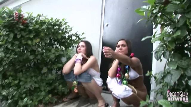 Wild Day Party with Lots of Tits and Girls Peeing in Public - 2