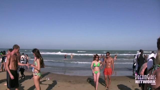 Gay Public Spring Break Beach Party in South Padre Island Smalltits - 2