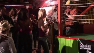 Kissing Wild Night at the Club and Random Topless Chicks Morocha