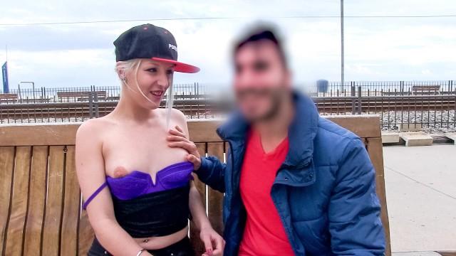 HomeVoyeurVideo AMATEUR EURO - Spanish Pornstar Liz Rainbow Rides her Pickup and Fuck Guy Upskirt