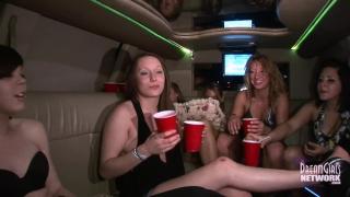 Hot Girl Fuck Long Clip of 6 College Freshmen Partying Naked in our Limo Gay Handjob