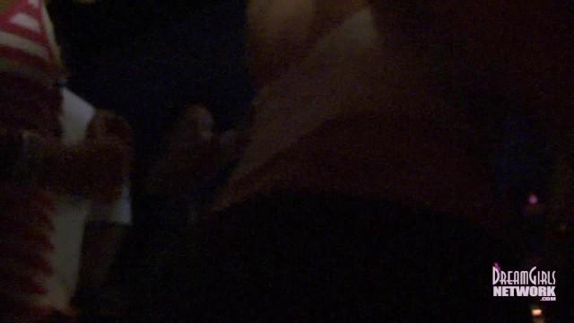 Flashing & Upskirts in Crowded South Padre Night Club - 1