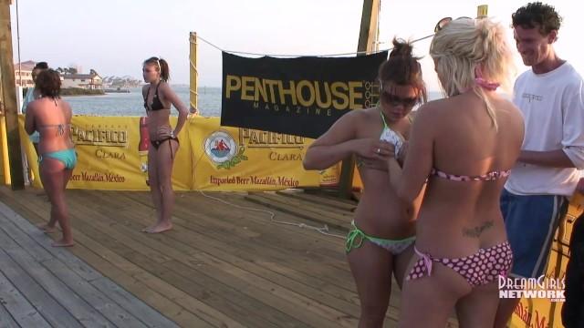 Bikini Contest Turns into Wild Strip Show Part 2 - 2