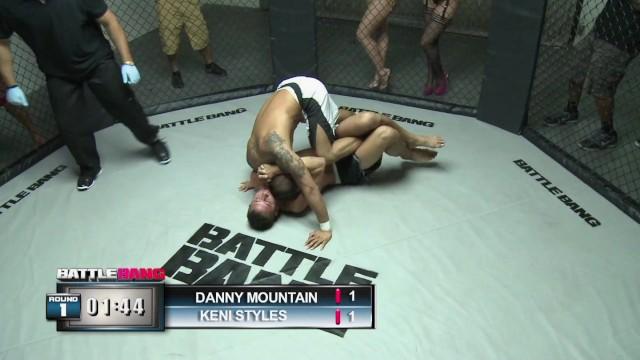 Blondie round Girl Gets Pussy Knock down by MMA Fighters inside the Ring - 2