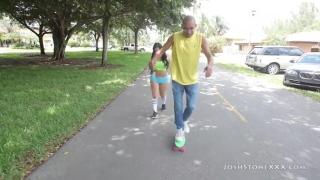 Humiliation Big Booty Cubana Destiny Skateboards to Fuck around Miami 18 Year Old