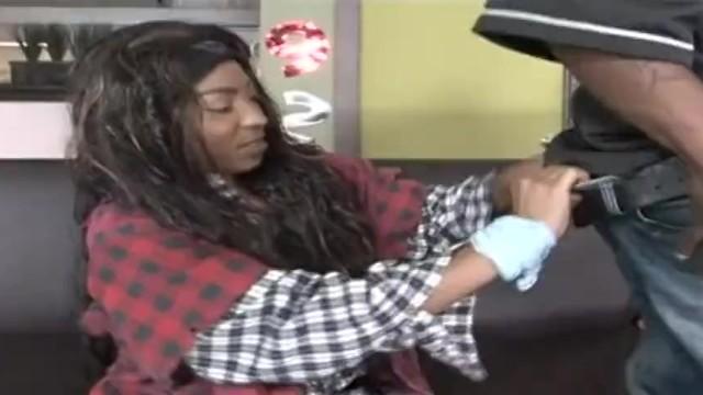 Supermen Masculine BBC gives Ebony a Deep Hard Doggy Cam Shows - 2