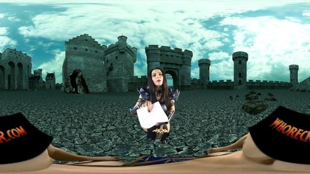 Lesbos Valentina Nappi as your Virtual Death Knight in Whorecraft Cosplay Parody Voyeursex - 1