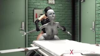 Telugu Female Alien in a Jail Gets Fucked Hard by a Hot Dickgirl in a Mask Whooty