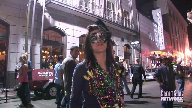 Gay Medical Party Girls Show Huge Tits on Bourbon St in new Orleans Milfsex