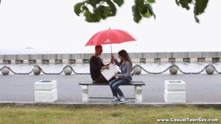 Pussy Fingering Casual Teen Sex - Ariana Shaine - Casual Teen Fuck on Rainy Day Penetration
