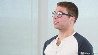 Gay Big Cock Nerdy College Teen is very Nervous for his first Time on the Casting Couch Free Fuck Vidz