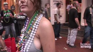 XLXX Wives Girlfriends Sisters & Mom's all Show Tits during Mardi Gras Butt Fuck