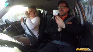 Fuskator FakeHub - Czech Babe Fucked Hard by her Driver Instructor in Car Sis