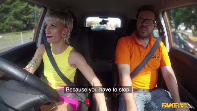Gaybukkake FakeHub- German MILF Rides Driving Instructor's Cock and Gets Creampied Chick