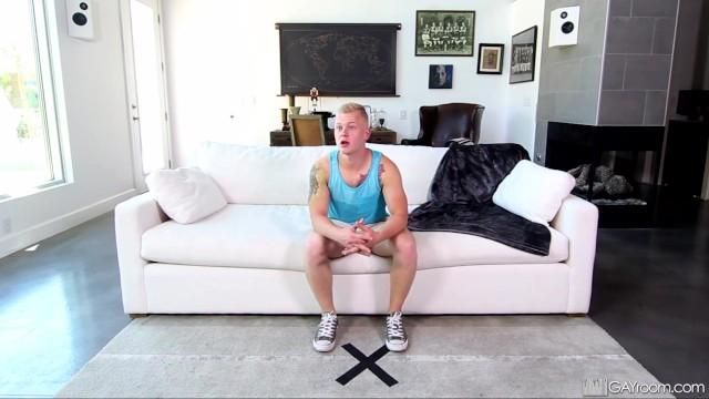 Straight Blonde College Boy Takes Casting Agents Long Dick for Extra Cash - 2