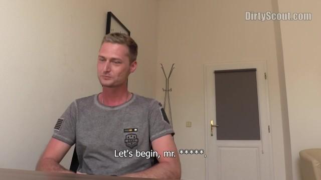 BIGSTR - Blonde Hunk instead of an Interview Gets a Dick in his Ass - 1