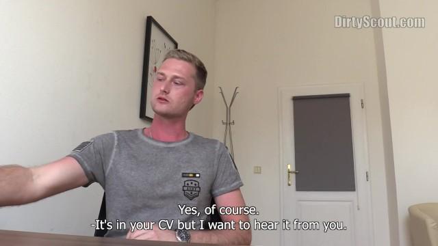 BIGSTR - Blonde Hunk instead of an Interview Gets a Dick in his Ass - 2