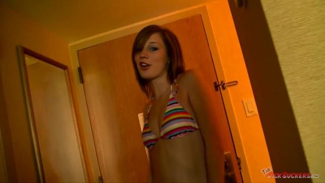 Hayden Hawkens Aka Megan Smalls Pool Party Blow Job Facial and Swallow! - 2