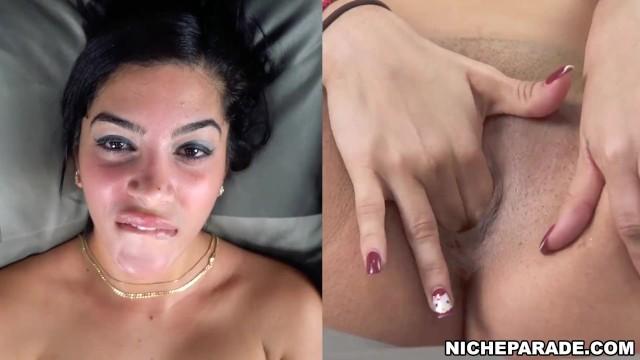 PornBox NICHE PARADE - Sexy Latina Kitty Caprice Showing off her Big Ass & Big Tits Cum Swallowing