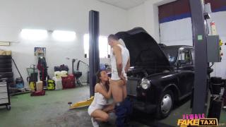 Gay FakeHub - Busty Euro Babe Pounded Hard in the Garage GirlfriendVideos