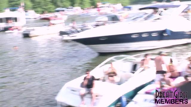 Hot Girls Parting Naked on Boats Lake of the Ozarks - 1