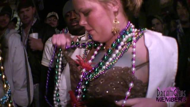 Pegging Hot Girls getting d and Guy Gets Kicked out of a Bar at Mardi Gras Big Tit Moms