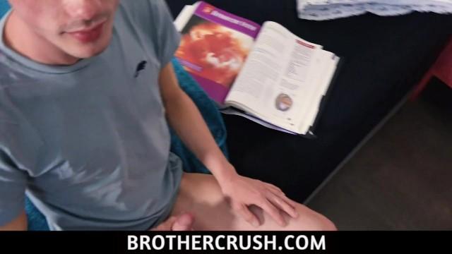 Brother Crush-Cute Teen’s Anatomy Lesson Ends in Bareback Sex - 2