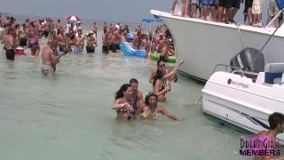 24Video Hot Girls in Bikinis Flash Tits & Pussy at Miami Boat Party Gay Averagedick
