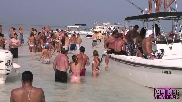 Glamour Uber Insane Boat Party in Miami with Loads of Big Bare Titties Abuse - 2