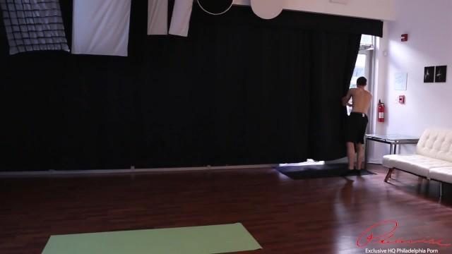 PHILAVISE-blonde MILF Tasha Reign and her Sneaky Yoga Session - 1