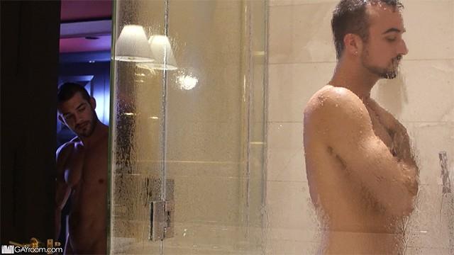 Roommate Caught Creeping on his Straight Friend Showering Turns into Sex - 1