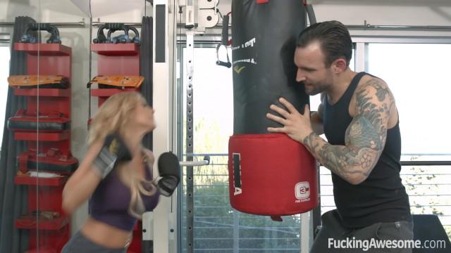 FuckingAwesome - Kayla Kayden Gets Fucked all over the Gym - 1