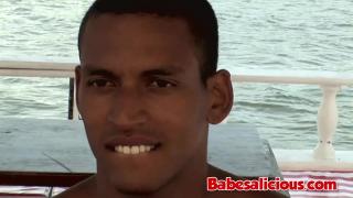 Flashing Babesalicious - Tropical Babe Ass to Mouth on a Boat Homo