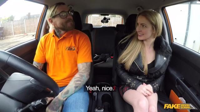 FakeHub - Super Hot Blonde goes for a Driving Test and Gets a Dick instead - 2
