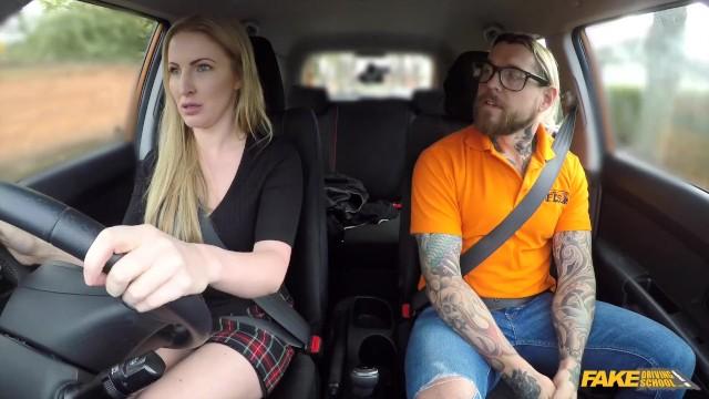 FakeHub - Super Hot Blonde goes for a Driving Test and Gets a Dick instead - 2