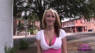Cousin Risky Public Flashing with Addison & her Big Tits Clothed Sex
