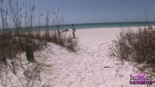 Ex Gf Two Iowa Coeds get Naked on a Public Florida Beach Nerd