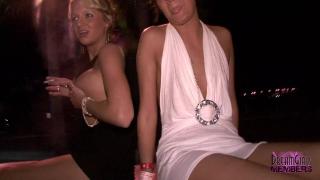 Glamour Spring Breakers get Naked in our Limo on the way to the Club Anal Creampie